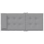 vidaXL Cuscini per Sedia Schienale Alto 4 pz Grigio Tessuto Oxford vidaXL Cuscini per Sedia Schienale Alto 4 pz Grigio Tessuto Oxford