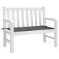 vidaXL Cuscino per Panca Antracite 120x50x3 cm in Tessuto Oxford