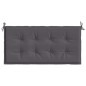 vidaXL Cuscino per Panca Antracite 120x50x3 cm in Tessuto Oxford