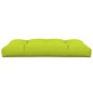 vidaXL Cuscino per Pallet Verde Brillante 120x80x12 cm in Tessuto