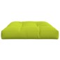vidaXL Cuscino per Pallet Verde Brillante 120x80x12 cm in Tessuto