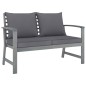 vidaXL Set Divani da Giardino 4 pz con Cuscini in Massello di Acacia vidaXL Set Divani da Giardino 4 pz con Cuscini in Massello di Acacia