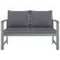 vidaXL Set Divani da Giardino 4 pz con Cuscini in Massello di Acacia vidaXL Set Divani da Giardino 4 pz con Cuscini in Massello di Acacia