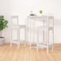 vidaXL Sgabelli da Bar 2pz Bianchi 40x41,5x112 cm Legno Massello Pino vidaXL Sgabelli da Bar 2pz Bianchi 40x41,5x112 cm Legno Massello Pino