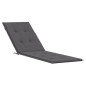vidaXL Cuscino per Sdraio Antracite (75+105)x50x3 cm vidaXL Cuscino per Sdraio Antracite (75+105)x50x3 cm