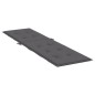 vidaXL Cuscino per Sdraio Antracite (75+105)x50x3 cm vidaXL Cuscino per Sdraio Antracite (75+105)x50x3 cm