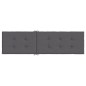 vidaXL Cuscino per Sdraio Antracite (75+105)x50x3 cm vidaXL Cuscino per Sdraio Antracite (75+105)x50x3 cm