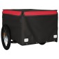 vidaXL Rimorchio da Bici da Carico Nero e Rosso 45 kg in Ferro vidaXL Rimorchio da Bici da Carico Nero e Rosso 45 kg in Ferro