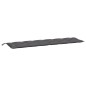 vidaXL Cuscino per Panca Antracite 200x50x7 cm in Tessuto Oxford