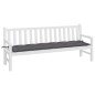 vidaXL Cuscino per Panca Antracite 200x50x7 cm in Tessuto Oxford