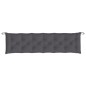 vidaXL Cuscino per Panca Antracite 200x50x7 cm in Tessuto Oxford