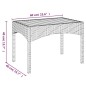 vidaXL Sedie Reclinabili da Giardino 2 pz con Tavolo Nero Polyrattan