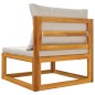 vidaXL Set Divani da Giardino 2pz con Cuscini Legno Massello di Acacia