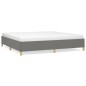 vidaXL Giroletto senza Materasso Grigio Scuro 200x200 cm Tessuto vidaXL Giroletto senza Materasso Grigio Scuro 200x200 cm Tessuto