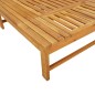vidaXL Lettino Cuscino e Guanciale Bianco Crema Legno Massello Acacia vidaXL Lettino Cuscino e Guanciale Bianco Crema Legno Massello Acacia