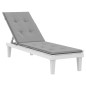 vidaXL Cuscino per Sdraio Grigio (75+105)x50x4 cm vidaXL Cuscino per Sdraio Grigio (75+105)x50x4 cm