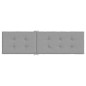 vidaXL Cuscino per Sdraio Grigio (75+105)x50x4 cm vidaXL Cuscino per Sdraio Grigio (75+105)x50x4 cm