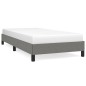 vidaXL Giroletto senza Materasso Grigio Scuro 90x200 cm Tessuto vidaXL Giroletto senza Materasso Grigio Scuro 90x200 cm Tessuto