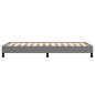 vidaXL Giroletto senza Materasso Grigio Scuro 90x200 cm Tessuto vidaXL Giroletto senza Materasso Grigio Scuro 90x200 cm Tessuto