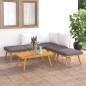 vidaXL Set Divani da Giardino 6 pz in Legno Massello di Acacia vidaXL Set Divani da Giardino 6 pz in Legno Massello di Acacia