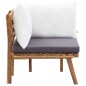 vidaXL Set Divani da Giardino 6 pz in Legno Massello di Acacia vidaXL Set Divani da Giardino 6 pz in Legno Massello di Acacia