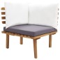 vidaXL Set Divani da Giardino 6 pz in Legno Massello di Acacia vidaXL Set Divani da Giardino 6 pz in Legno Massello di Acacia