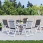 vidaXL Cuscini per Sedie 6 pz Antracite 120x50x3 cm in Tessuto vidaXL Cuscini per Sedie 6 pz Antracite 120x50x3 cm in Tessuto