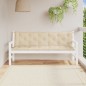 vidaXL Cuscino per Panca Beige 180 cm in Tessuto Oxford