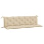 vidaXL Cuscino per Panca Beige 180 cm in Tessuto Oxford
