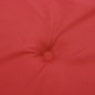 vidaXL Cuscino per Panca Rosso 180x50x3 cm in Tessuto Oxford