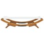 vidaXL Lettino Prendisole 100x188,5x44 cm in Legno Curvato Crema vidaXL Lettino Prendisole 100x188,5x44 cm in Legno Curvato Crema