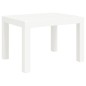vidaXL Tavolo da Giardino Bianco 59x47x40 cm in PP