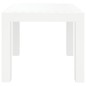 vidaXL Tavolo da Giardino Bianco 59x47x40 cm in PP
