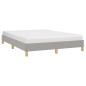 vidaXL Giroletto Grigio Chiaro 140x200 cm in Tessuto