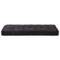 vidaXL Cuscino per Pallet e Pavimento in Cotone 120x80x10 cm Nero vidaXL Cuscino per Pallet e Pavimento in Cotone 120x80x10 cm Nero