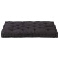 vidaXL Cuscino per Pallet e Pavimento in Cotone 120x80x10 cm Nero vidaXL Cuscino per Pallet e Pavimento in Cotone 120x80x10 cm Nero