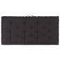 vidaXL Cuscino per Pallet e Pavimento in Cotone 120x80x10 cm Nero vidaXL Cuscino per Pallet e Pavimento in Cotone 120x80x10 cm Nero
