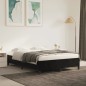 vidaXL Giroletto Nero 140x200 cm in Velluto vidaXL Giroletto Nero 140x200 cm in Velluto