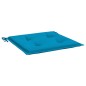 vidaXL Cuscini per Sedia 2 pz Blu 50x50x3 cm in Tessuto Oxford
