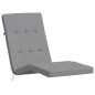 vidaXL Cuscini per Sedia a Sdraio 2 pz Grigio in Tessuto Oxford vidaXL Cuscini per Sedia a Sdraio 2 pz Grigio in Tessuto Oxford