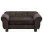 vidaXL Divano per Cani Marrone 72x45x30 cm in Peluche vidaXL Divano per Cani Marrone 72x45x30 cm in Peluche