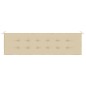 vidaXL Cuscino per Panca Beige 180x50x3 cm in Tessuto Oxford