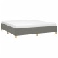 vidaXL Giroletto Grigio Scuro 160x200 cm in Tessuto vidaXL Giroletto Grigio Scuro 160x200 cm in Tessuto