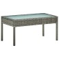 vidaXL Set Divani da Giardino 4 pz con Cuscini in Polyrattan Grigio vidaXL Set Divani da Giardino 4 pz con Cuscini in Polyrattan Grigio
