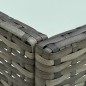 vidaXL Set Divani da Giardino 4 pz con Cuscini in Polyrattan Grigio vidaXL Set Divani da Giardino 4 pz con Cuscini in Polyrattan Grigio
