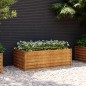 vidaXL Fioriera Rialzata da Giardino 100x50x36 cm in Acciaio Corten vidaXL Fioriera Rialzata da Giardino 100x50x36 cm in Acciaio Corten