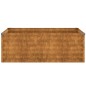 vidaXL Fioriera Rialzata da Giardino 100x50x36 cm in Acciaio Corten vidaXL Fioriera Rialzata da Giardino 100x50x36 cm in Acciaio Corten
