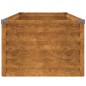 vidaXL Fioriera Rialzata da Giardino 100x50x36 cm in Acciaio Corten vidaXL Fioriera Rialzata da Giardino 100x50x36 cm in Acciaio Corten