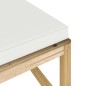 Sgabello da Giardino con Cuscino Legno di Pino Verde Impregnato Sgabello da Giardino con Cuscino Legno di Pino Verde Impregnato