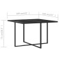vidaXL Set da Pranzo da Giardino 5 pz con Cuscini in Polyrattan Grigio vidaXL Set da Pranzo da Giardino 5 pz con Cuscini in Polyrattan Grigio